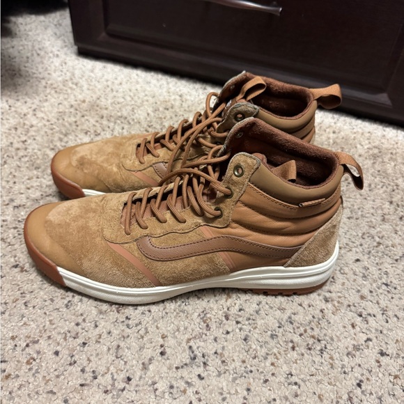Men's Tan High-Top Sneakers - Picture 1 of 1